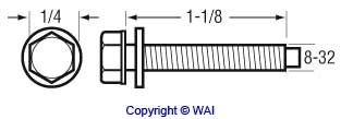 Болт WAI 841212