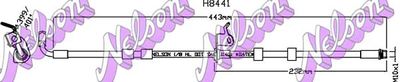 Шланг тормозной MALO H8441