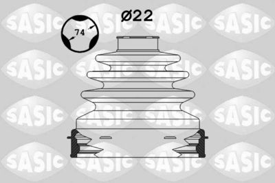 Пыльник ШРУС внутренний SASIC 1906010