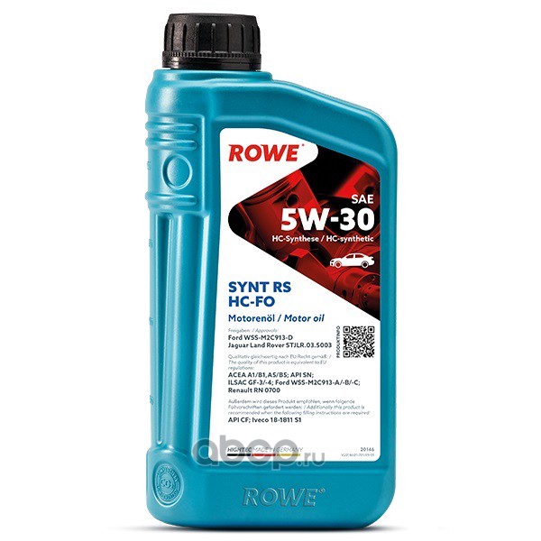 Масло моторное ROWE 20146001099