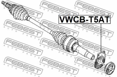 Подшипник привода FEBEST VWCBT5AT