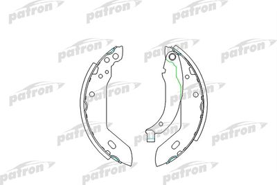 Колодки тормозные барабанные PATRON PSP183