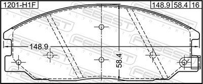 Колодки CTR CKKH15