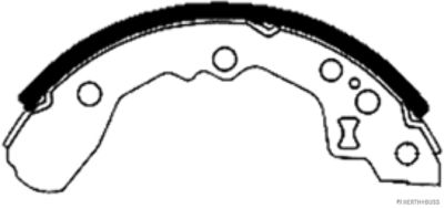 Колодки тормозные барабанные PMC PLB006