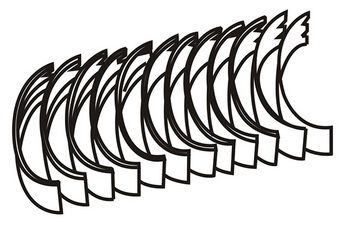 Вкладыши коренные комплект YENMAK 21M0104050