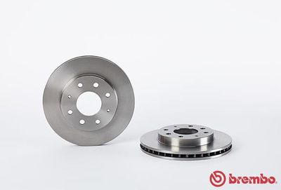 Диск тормозной передний вентилируемый BREMBO 09704320