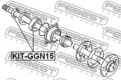 Подшипник привода FEBEST KITGGN15