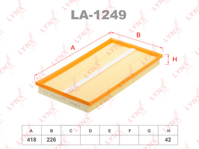 Фильтр воздушный LYNXauto LA1249