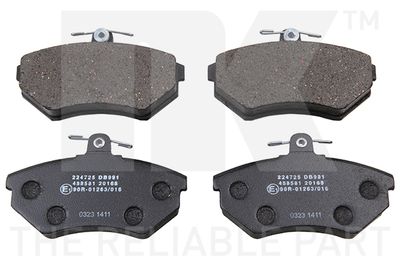 Колодки тормозные дисковые NK 224725