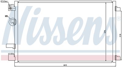 Радиатор кондиционера NISSENS 940040
