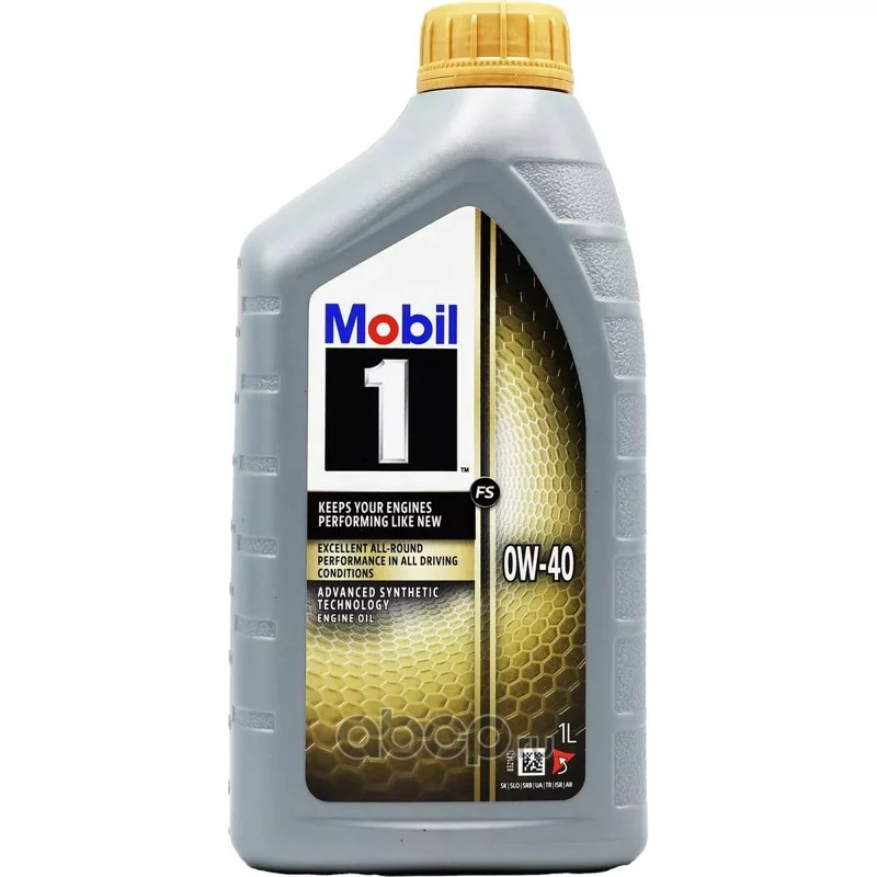 Масло моторное синтетическое 0W-40 1л MOBIL 1 FS 157296