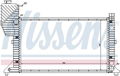 Радиатор системы охлаждения NISSENS 62664A