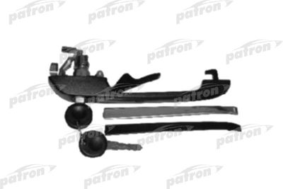 Ручка двери передняя правая с замком и ключом PATRON P200001R