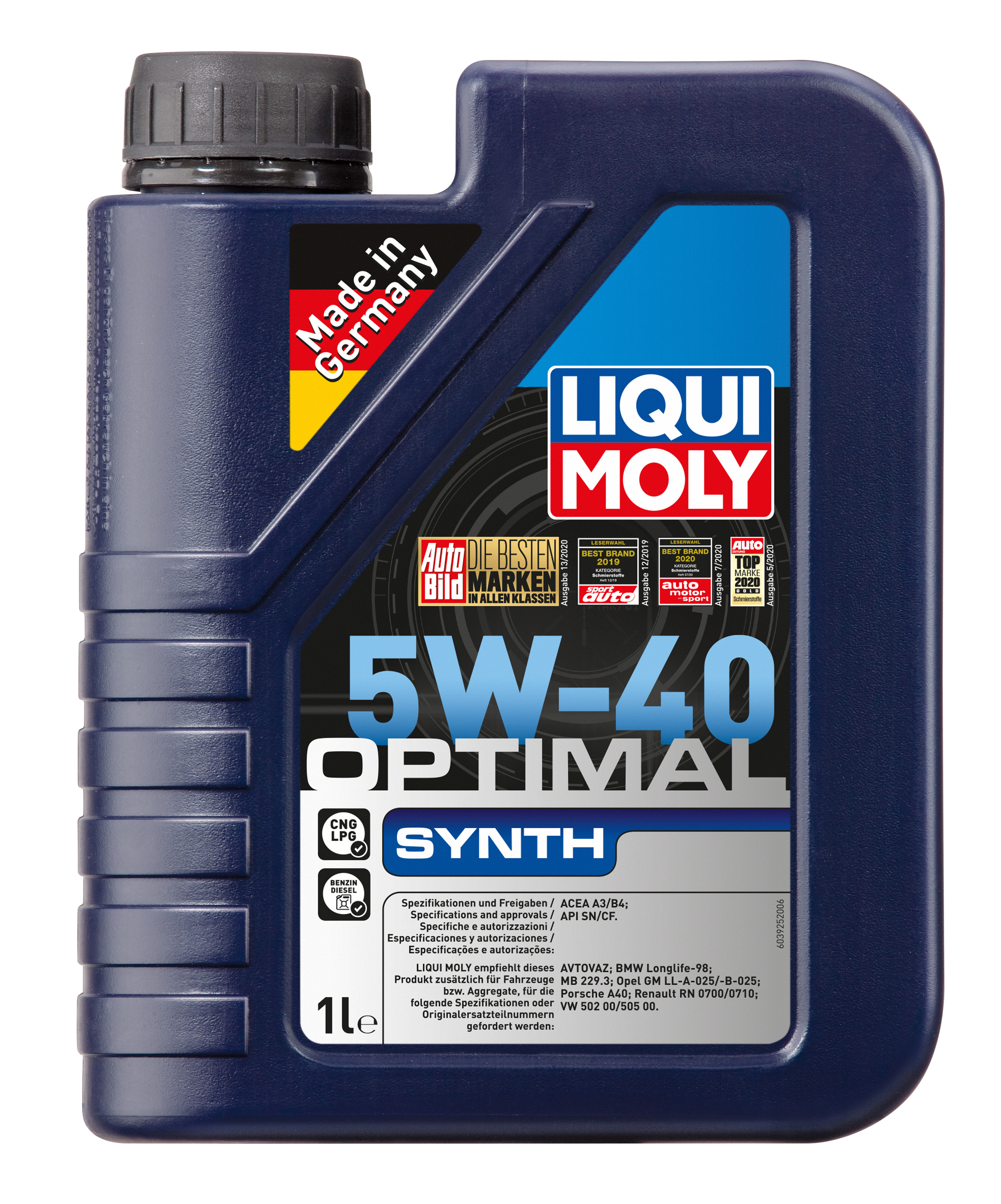 Масло моторное синтетическое LIQUI MOLY 3925