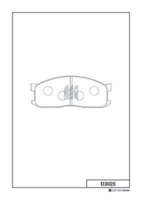 Колодки тормозные передние MK KASHIYAMA D3025