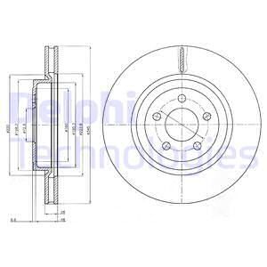 Диск тормозной DELPHI BG9050