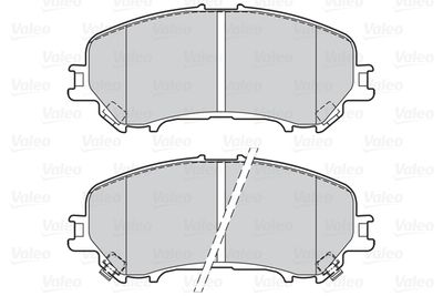 Комплект колодок для дискового тормоза VALEO 302164