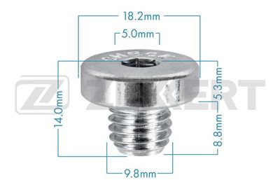 Пробка сливная Zekkert BE3575