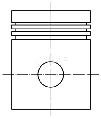 Поршень MAHLE 0156802