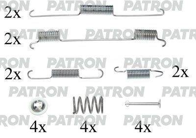Комплект монтажный барабанных тормозных колодок PATRON PSRK0052