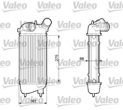 Радиатор интеркулера VALEO 817651