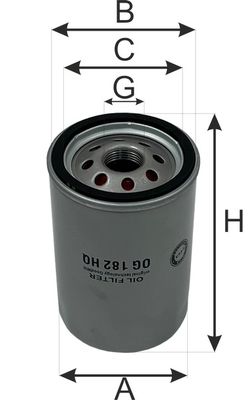 Фильтр масляный GOODWILL OG182HQ