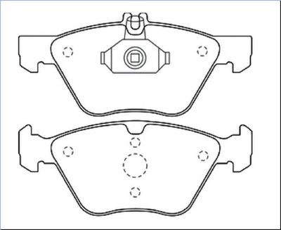 Колодки тормозные дисковые передние AKYOTO AKD1013