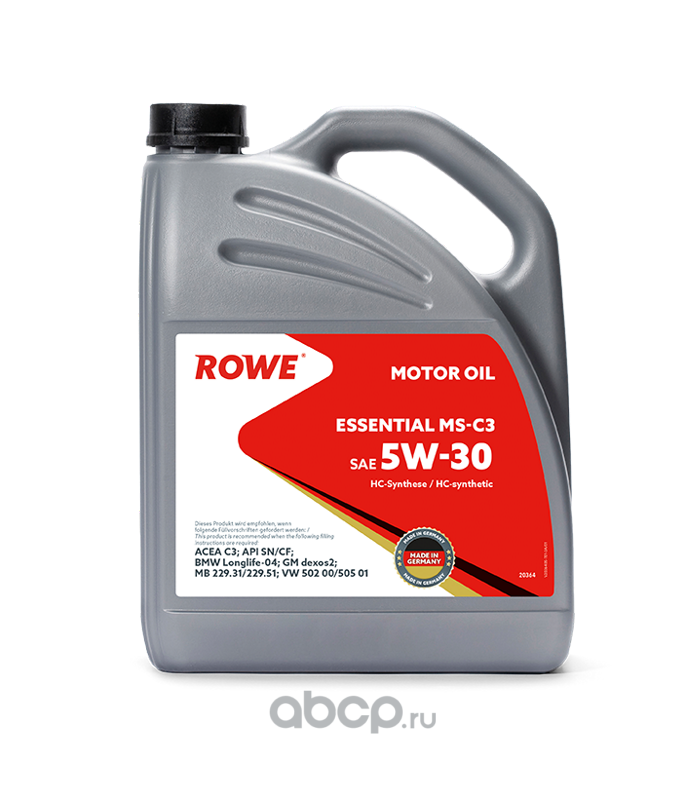 Масло моторное ROWE 203645952A