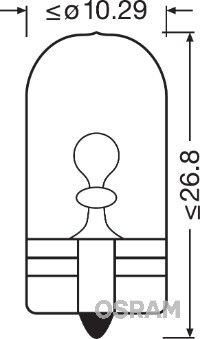 Лампа OSRAM 2827NA
