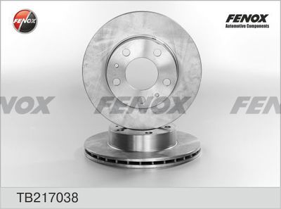 Диск тормозной передний FENOX TB217038