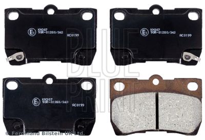 Комплект колодок для дискового тормоза Blue Print ADT342156