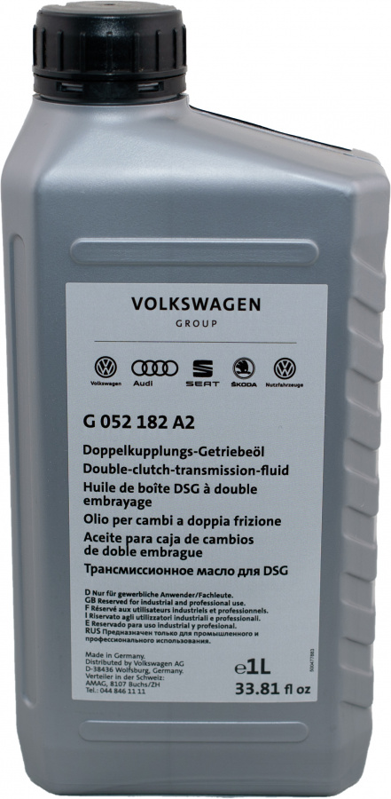 Масло трансмиссионное синтетическое VAG G052182A2