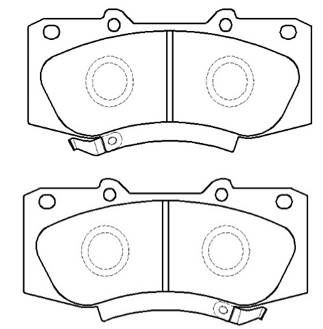 Колодки тормозные дисковые HSB HP9961