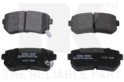 Колодки тормозные дисковые NK 223521