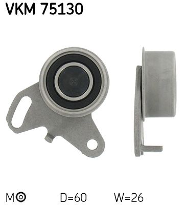 Ролик натяжителя ремня SKF VKM75130