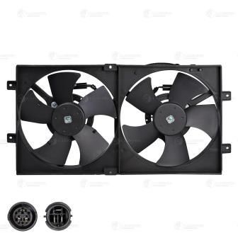 Вентилятор охлаждения с кожухом LUZAR LFK3007