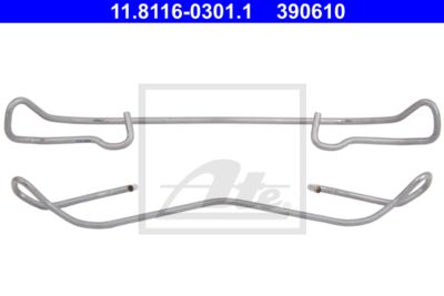Комплект монтажный тормозных колодок ATE 11811603011
