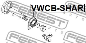 Подшипник привода FEBEST VWCBSHAR