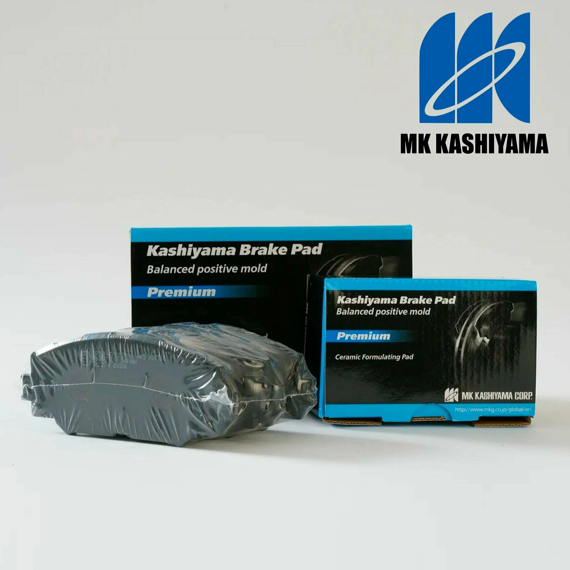 Колодки тормозные передние с антискрипной пластиной MK KASHIYAMA D2202H