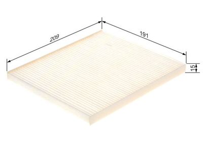 Фильтр салона BOSCH 1987435114