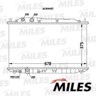 Радиатор Miles ACRM457
