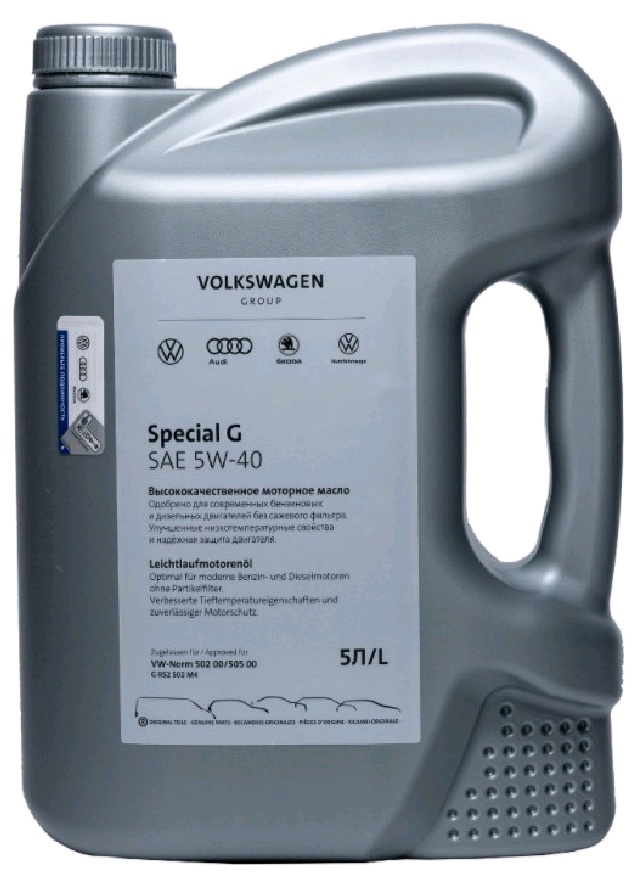 Масло моторное синтетическое VAG GS55502M4