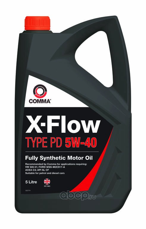 Масло моторное синтетическое Comma XFPD5L