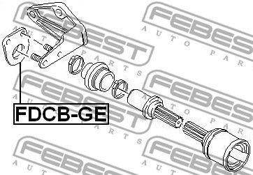 Подшипник привода FEBEST FDCBGE