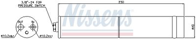 Осушитель кондиционера NISSENS 95383