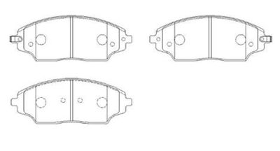 Колодки тормозные дисковые передние HSB HP5286