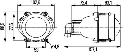 Фара HELLA 1BL998570001