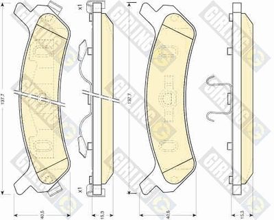 Колодки тормозные дисковые передние BESER 35902