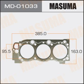 Прокладка ГБЦ Masuma MD01033