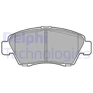 Колодки тормозные передние DELPHI LP809
